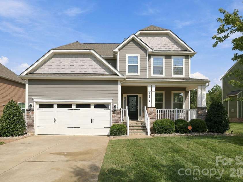 2107 Balting Glass Drive, Indian Trail, NC 28079.  MLS# CAR4424489, YatesRealty ID 52983. 