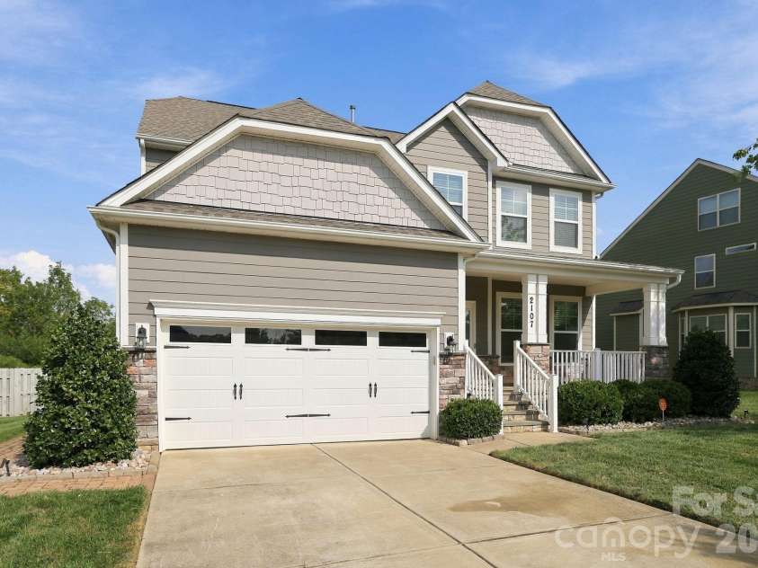 2107 Balting Glass Drive, Indian Trail, NC 28079.  MLS# CAR4424489, YatesRealty ID 52983. 