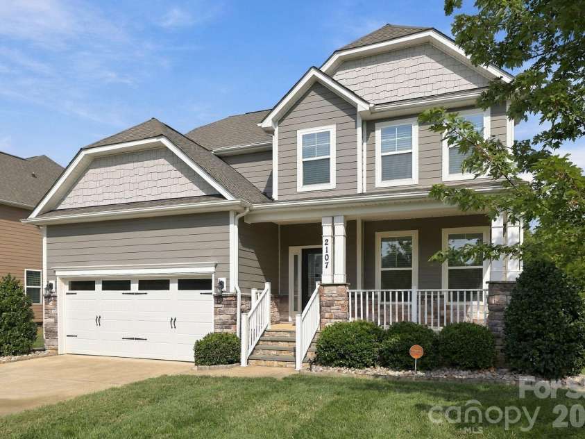 2107 Balting Glass Drive, Indian Trail, NC 28079.  MLS# CAR4424489, YatesRealty ID 52983. 