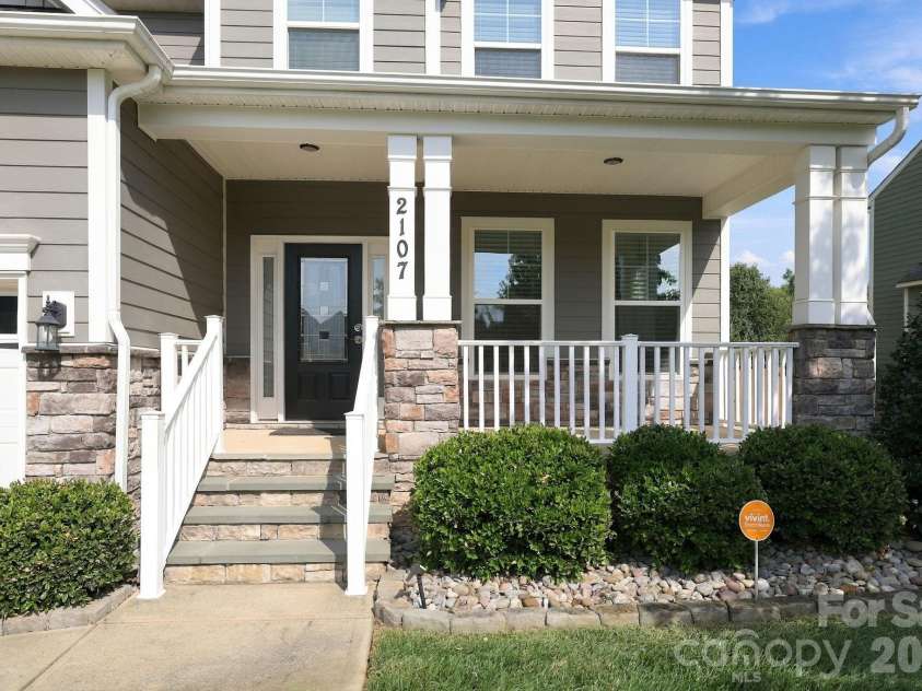 2107 Balting Glass Drive, Indian Trail, NC 28079.  MLS# CAR4424489, YatesRealty ID 52983. 