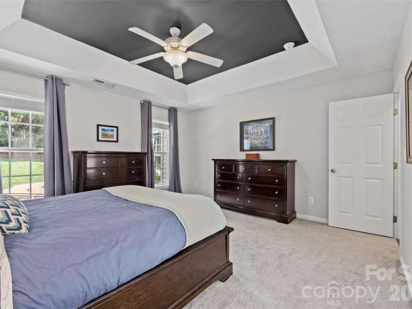 306 Drake Park Avenue, Fort Mill, SC 29708.  MLS# CAR4423650, YatesRealty ID 52985. Primary Bedroom, tray ceiling
