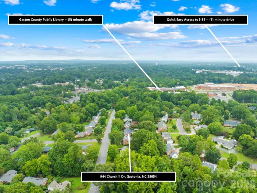 944 Churchill Drive, Gastonia, NC 28054.  MLS# CAR4419018, YatesRealty ID 53003. 