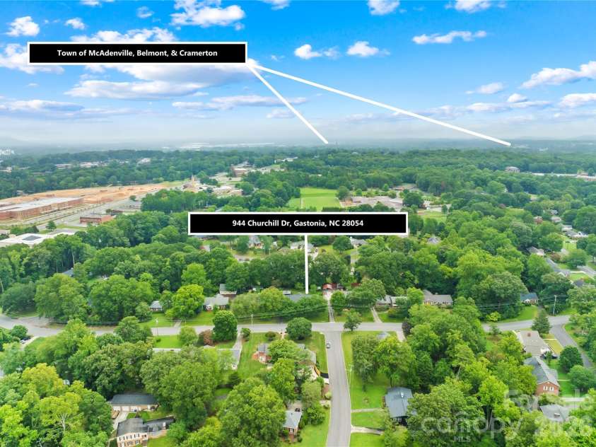 944 Churchill Drive, Gastonia, NC 28054.  MLS# CAR4419018, YatesRealty ID 53003. 