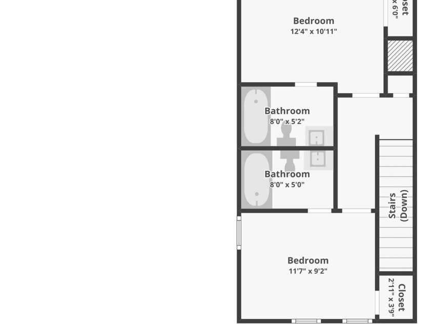 12414 Stone Garden Drive, Huntersville, NC 28078.  MLS# CAR4419377, YatesRealty ID 53005. Floor Plan-Level 2