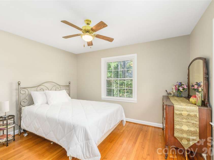 111 Gracelyn Road, Asheville, NC 28804.  MLS# CAR4425992, YatesRealty ID 53011. Second bedroom with queen bed.