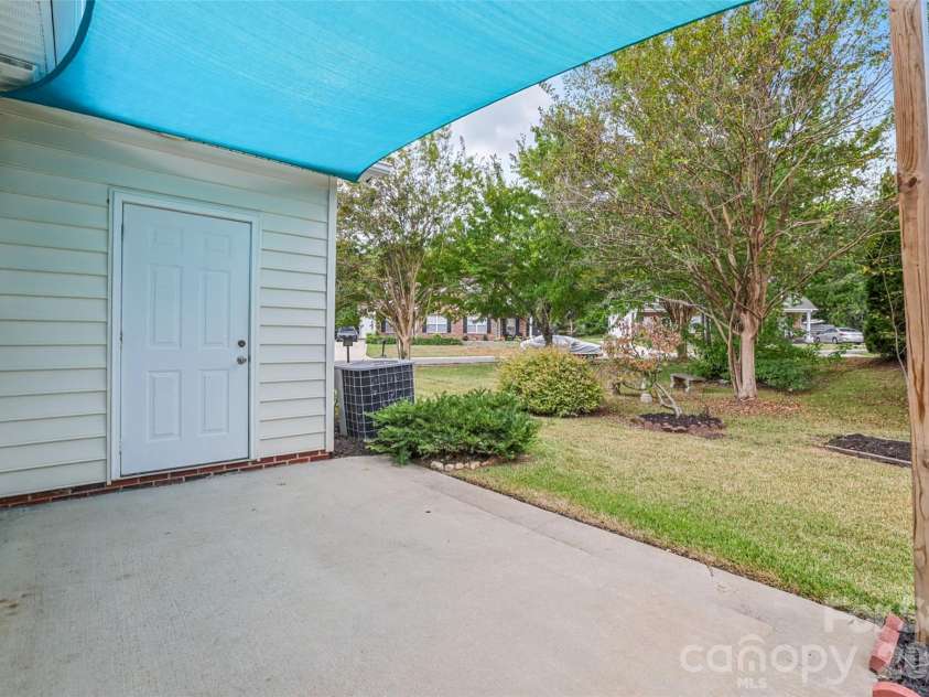 1720 Clemmon Sanders Circle, Rock Hill, SC 29732.  MLS# CAR4424379, YatesRealty ID 53012. Patio with storage closet