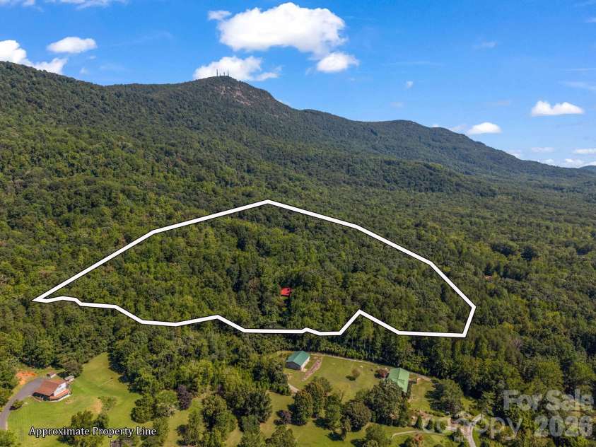 145 Stone Hedge Lane, Tryon, NC 28782.  MLS# CAR4428268, YatesRealty ID 53072. Approximate lot lines, private 11.24 acres
