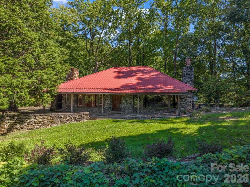 145 Stone Hedge Lane, Tryon, NC 28782.  MLS# CAR4428268, YatesRealty ID 53072. Private setting