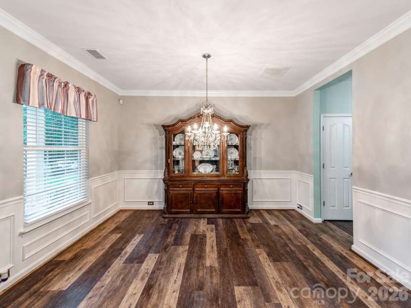 7313 Hannah Alexander Lane, Mint Hill, NC 28227.  MLS# CAR4422881, YatesRealty ID 53079. Dining Room