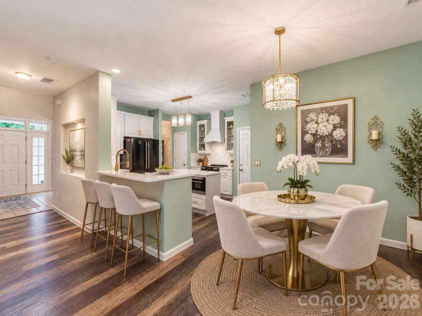 7313 Hannah Alexander Lane, Mint Hill, NC 28227.  MLS# CAR4422881, YatesRealty ID 53079. Virtually Staged Breakfast Nook