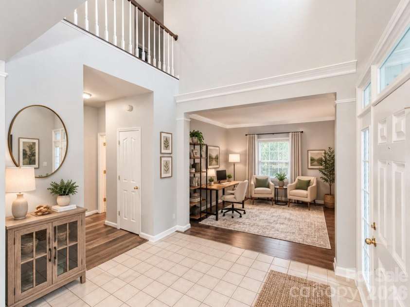 7313 Hannah Alexander Lane, Mint Hill, NC 28227.  MLS# CAR4422881, YatesRealty ID 53079. Virtually Staged Office Room