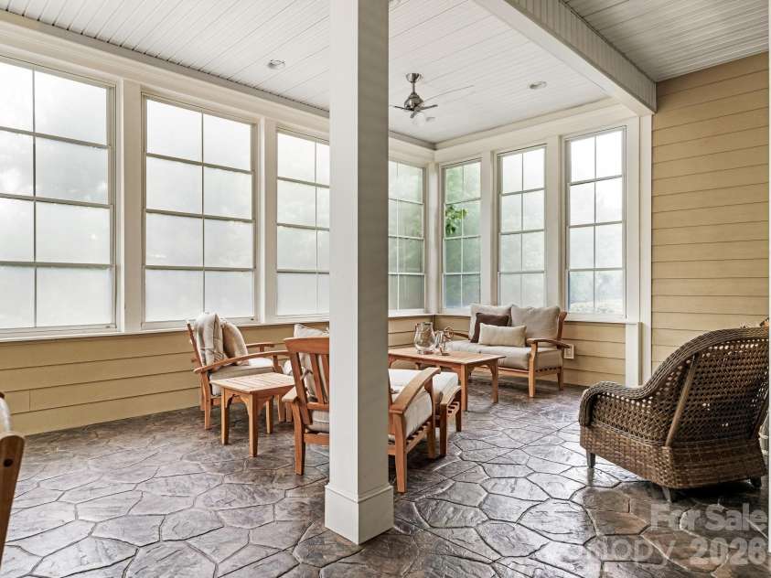 9305 River Walk Way, Charlotte, NC 28214.  MLS# CAR4426428, YatesRealty ID 53089. Sunroom