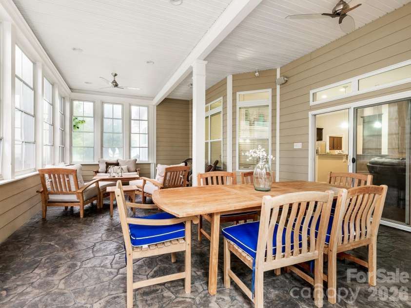 9305 River Walk Way, Charlotte, NC 28214.  MLS# CAR4426428, YatesRealty ID 53089. Sunroom