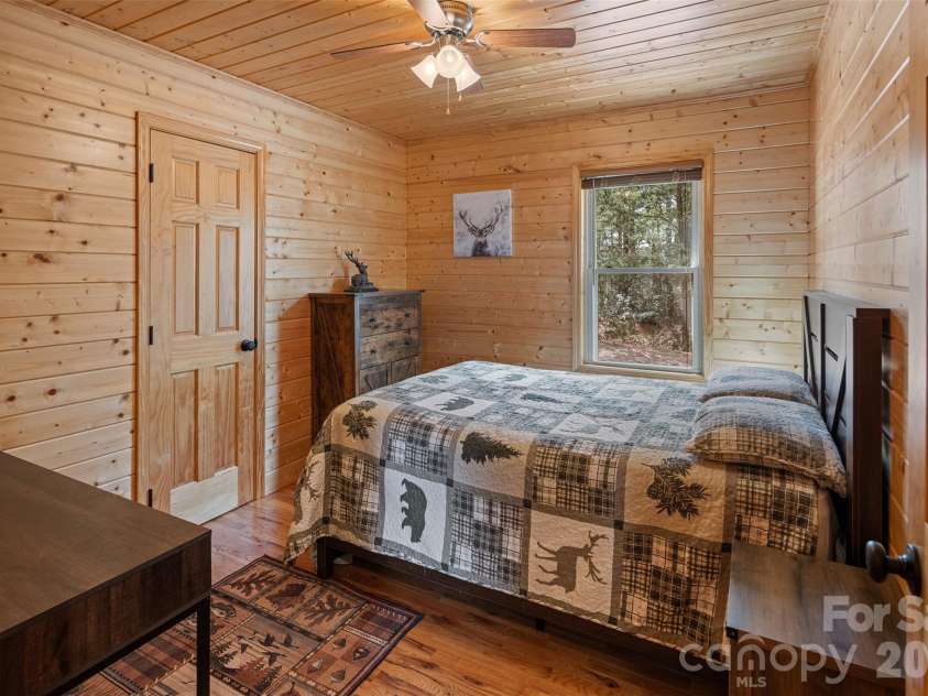128 Deer Antler Drive, Purlear, NC 28665.  MLS# CAR4360254, YatesRealty ID 5309. Guest Bedroom 1