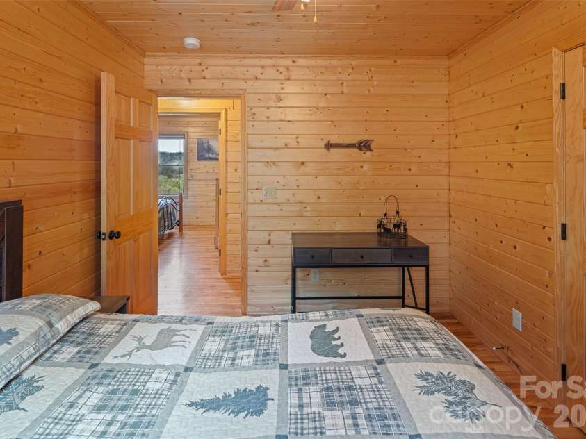 128 Deer Antler Drive, Purlear, NC 28665.  MLS# CAR4360254, YatesRealty ID 5309. Guest Bedroom 1