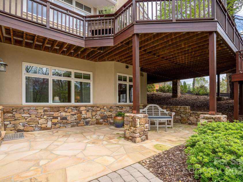 345 Porters Glen None, New London, NC 28127.  MLS# CAR4241295, YatesRealty ID 5309. Lower Level Terrace