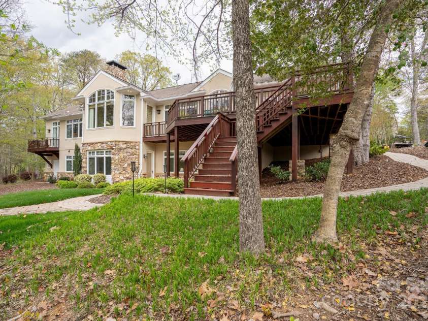 345 Porters Glen None, New London, NC 28127.  MLS# CAR4241295, YatesRealty ID 5309. Rear View of Home