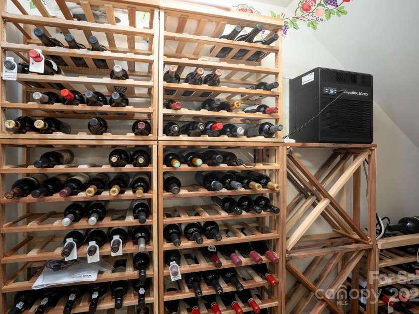 345 Porters Glen None, New London, NC 28127.  MLS# CAR4241295, YatesRealty ID 5309. Wine Cellar