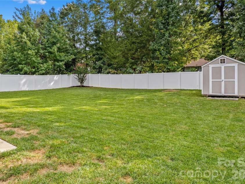 111 Paradise Hills Circle, Mooresville, NC 28115.  MLS# CAR4428377, YatesRealty ID 53114. Back Yard