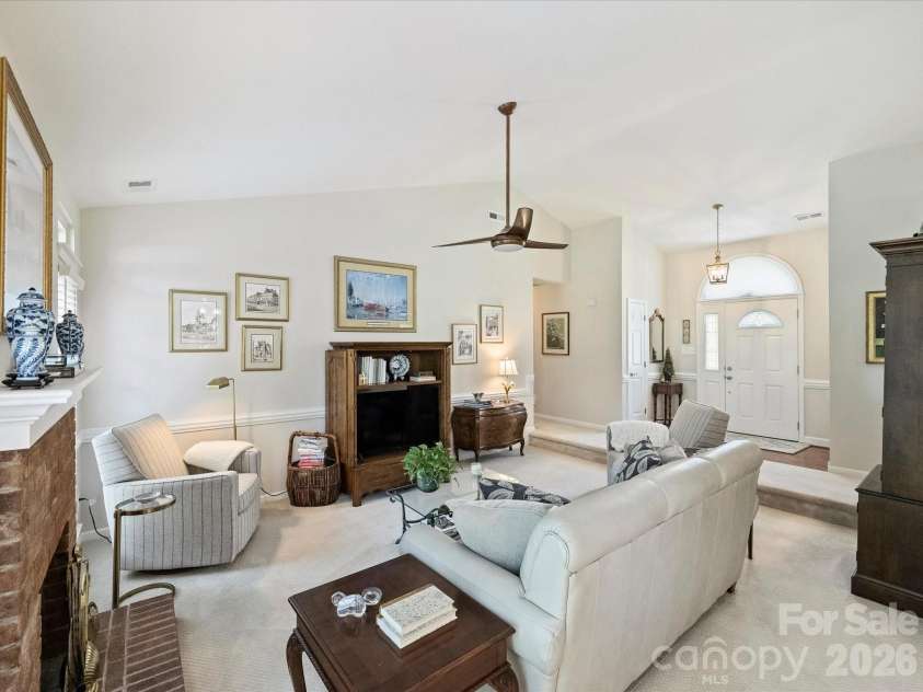 1608 Running Brook Road, Charlotte, NC 28214.  MLS# CAR4424318, YatesRealty ID 53115. Living Room