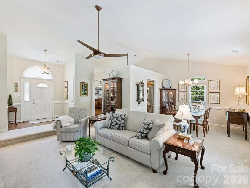 1608 Running Brook Road, Charlotte, NC 28214.  MLS# CAR4424318, YatesRealty ID 53115. Living Room