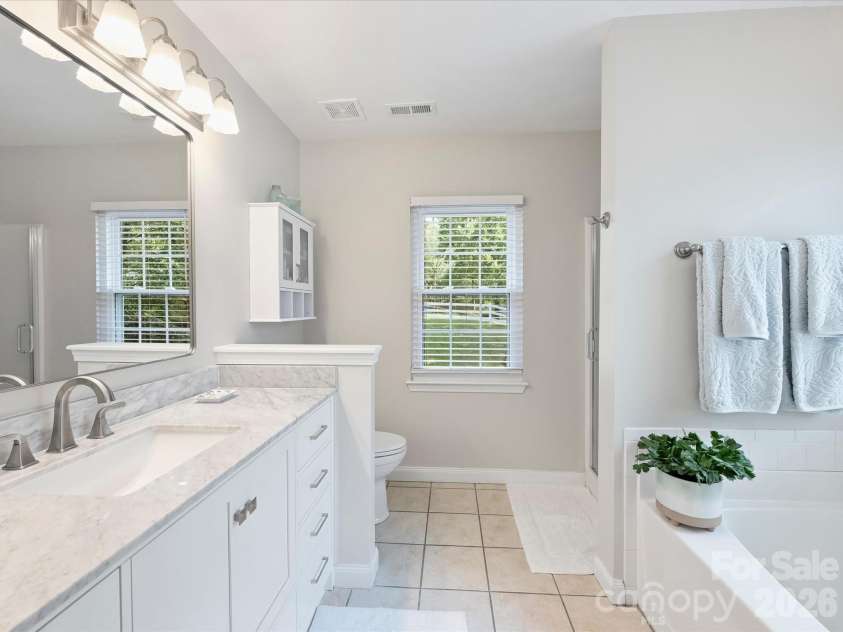 1608 Running Brook Road, Charlotte, NC 28214.  MLS# CAR4424318, YatesRealty ID 53115. Primary Bathroom