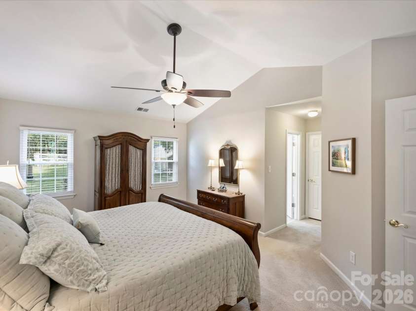 1608 Running Brook Road, Charlotte, NC 28214.  MLS# CAR4424318, YatesRealty ID 53115. Primary Bedroom