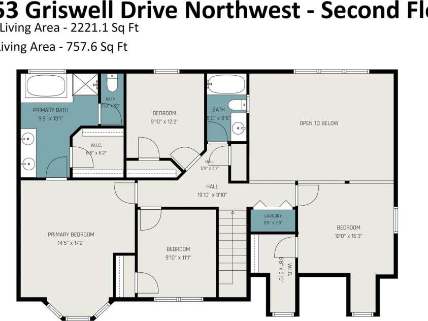 4153 Griswell Drive, Concord, NC 28027.  MLS# CAR4428484, YatesRealty ID 53123. 