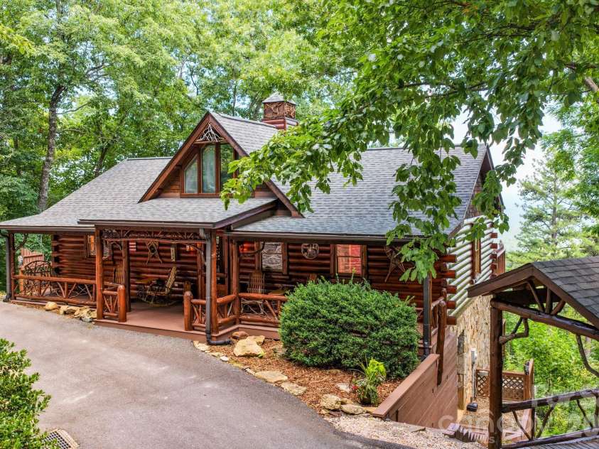155 Hickory Nut Lane, Lake Lure, NC 28746.  MLS# CAR4409899, YatesRealty ID 53137. 