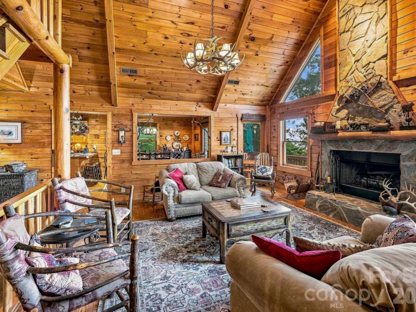 155 Hickory Nut Lane, Lake Lure, NC 28746.  MLS# CAR4409899, YatesRealty ID 53137. 