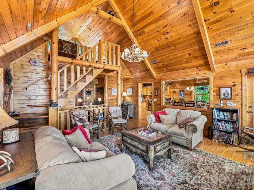 155 Hickory Nut Lane, Lake Lure, NC 28746.  MLS# CAR4409899, YatesRealty ID 53137. 