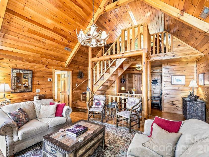 155 Hickory Nut Lane, Lake Lure, NC 28746.  MLS# CAR4409899, YatesRealty ID 53137. 