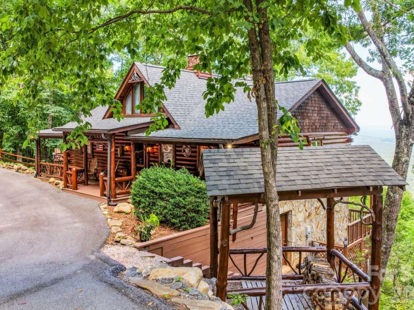 155 Hickory Nut Lane, Lake Lure, NC 28746.  MLS# CAR4409899, YatesRealty ID 53137. 