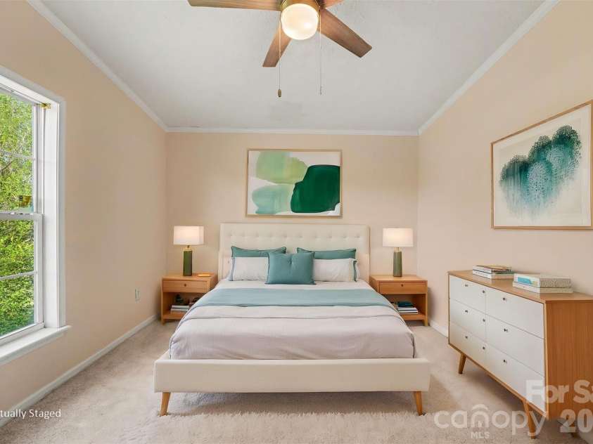 100 Acreview Lane, Maiden, NC 28650.  MLS# CAR4353849, YatesRealty ID 5314. Virtually Staged Secondary Bedroom