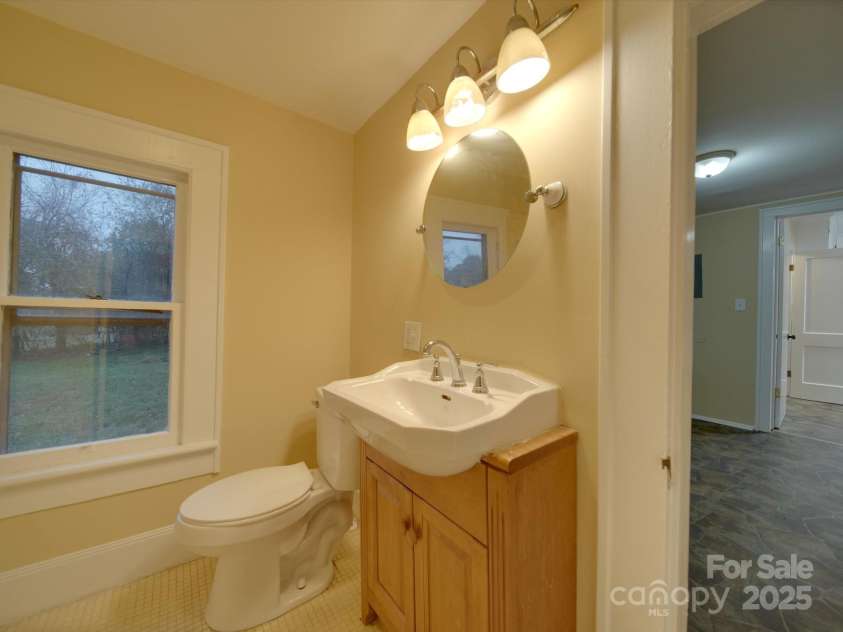 126 Division Avenue, Salisbury, NC 28144.  MLS# CAR4200804, YatesRealty ID 5314. Downstairs bathroom