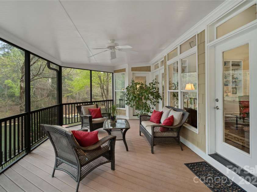 2228 Metcalf Drive, Sherrills Ford, NC 28673.  MLS# CAR4241174, YatesRealty ID 5315. Main Level Screened Porch