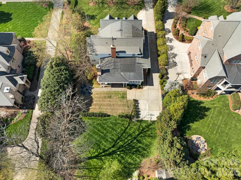 1413 Andover Road, Charlotte, NC 28211.  MLS# CAR4353850, YatesRealty ID 5317. Aerial View 