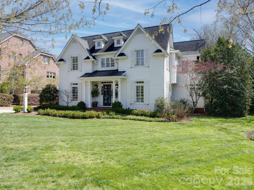 1413 Andover Road, Charlotte, NC 28211.  MLS# CAR4353850, YatesRealty ID 5317. Front Exterior 