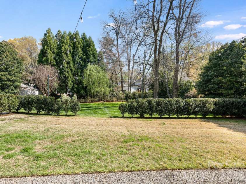 1413 Andover Road, Charlotte, NC 28211.  MLS# CAR4353850, YatesRealty ID 5317. Rear Yard 