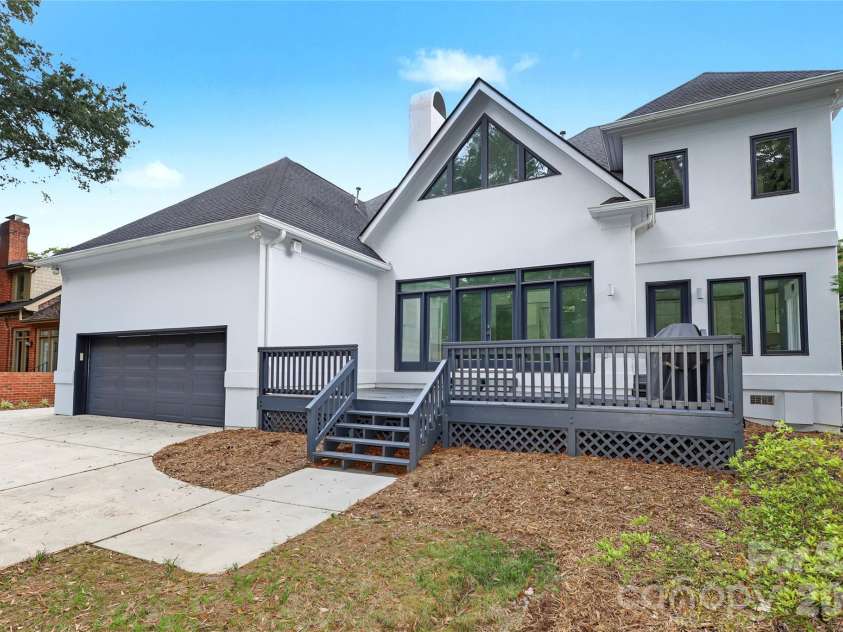 5235 Haynes Hall Place, Charlotte, NC 28270.  MLS# CAR4428075, YatesRealty ID 53175. Rear Elevation