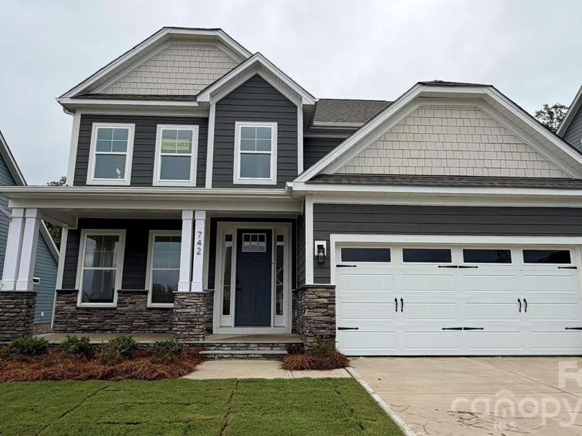 742 Clovis Street, Rock Hill, SC 29730.  MLS# CAR4415795, YatesRealty ID 53181. Homesite 127 features a Cypress F floorplan