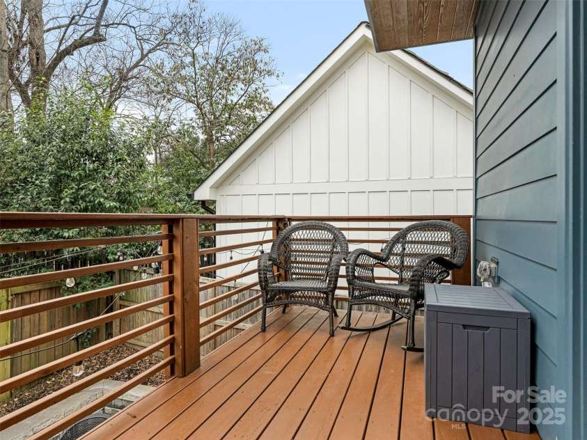 1921 Union Street, Charlotte, NC 28205.  MLS# CAR4222897, YatesRealty ID 5320. Porch to apartment