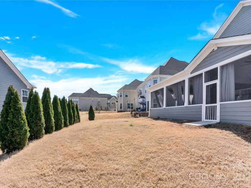 982 Old Trace Road, Concord, NC 28027.  MLS# CAR4228306, YatesRealty ID 5321. Backyard