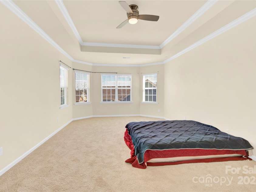 982 Old Trace Road, Concord, NC 28027.  MLS# CAR4228306, YatesRealty ID 5321. Master Bedroom