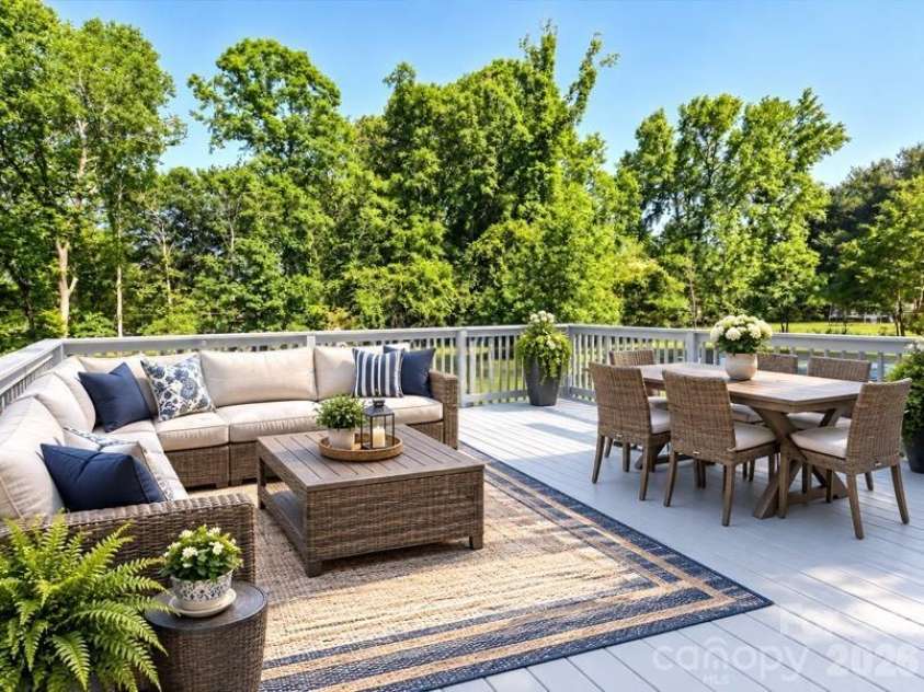 9565 Man O War Road, Indian Land, SC 29707.  MLS# CAR4428560, YatesRealty ID 53219. Staged deck