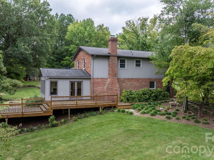 775 Miller Road, China Grove, NC 28023.  MLS# CAR4426567, YatesRealty ID 53236. Right side - Sunroom and Deck