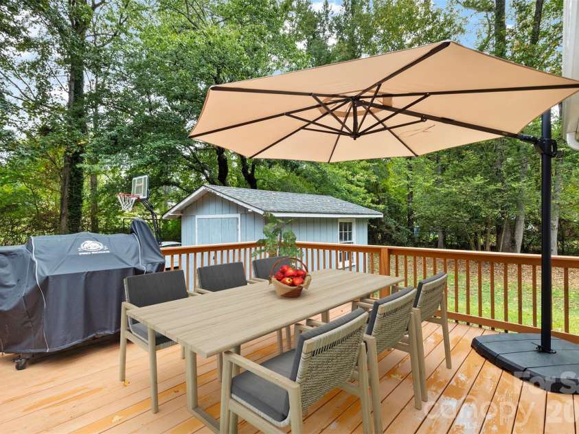4012 Crestview Drive, Rock Hill, SC 29732.  MLS# CAR4421136, YatesRealty ID 53238. Virtually Staged Back Deck
