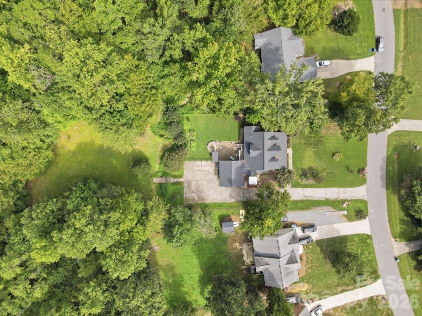 8866 Oldenburg Drive, Mount Pleasant, NC 28124.  MLS# CAR4427588, YatesRealty ID 53252. Aerial of property