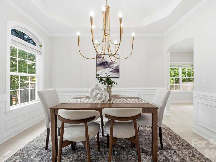 1268 Saint Johns Avenue, Stallings, NC 28104.  MLS# CAR4422083, YatesRealty ID 53269. Dining Room