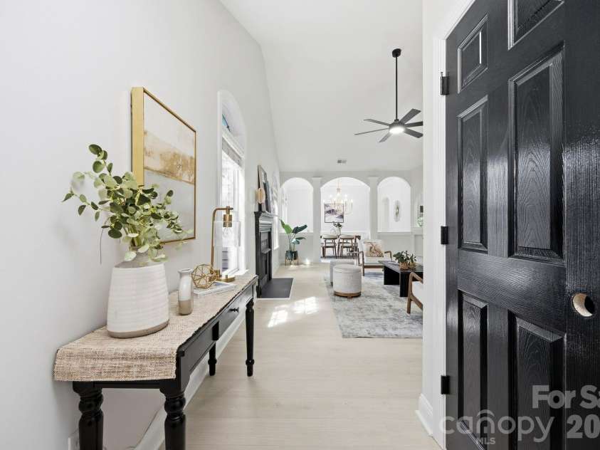 1268 Saint Johns Avenue, Stallings, NC 28104.  MLS# CAR4422083, YatesRealty ID 53269. Entryway